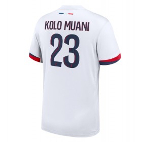 Paris Saint-Germain Randal Kolo Muani #23 Borta Kläder 2024-25 Kortärmad